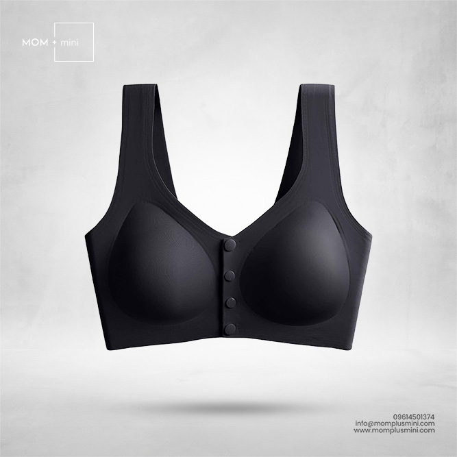 Seamless Nursing Bra Black