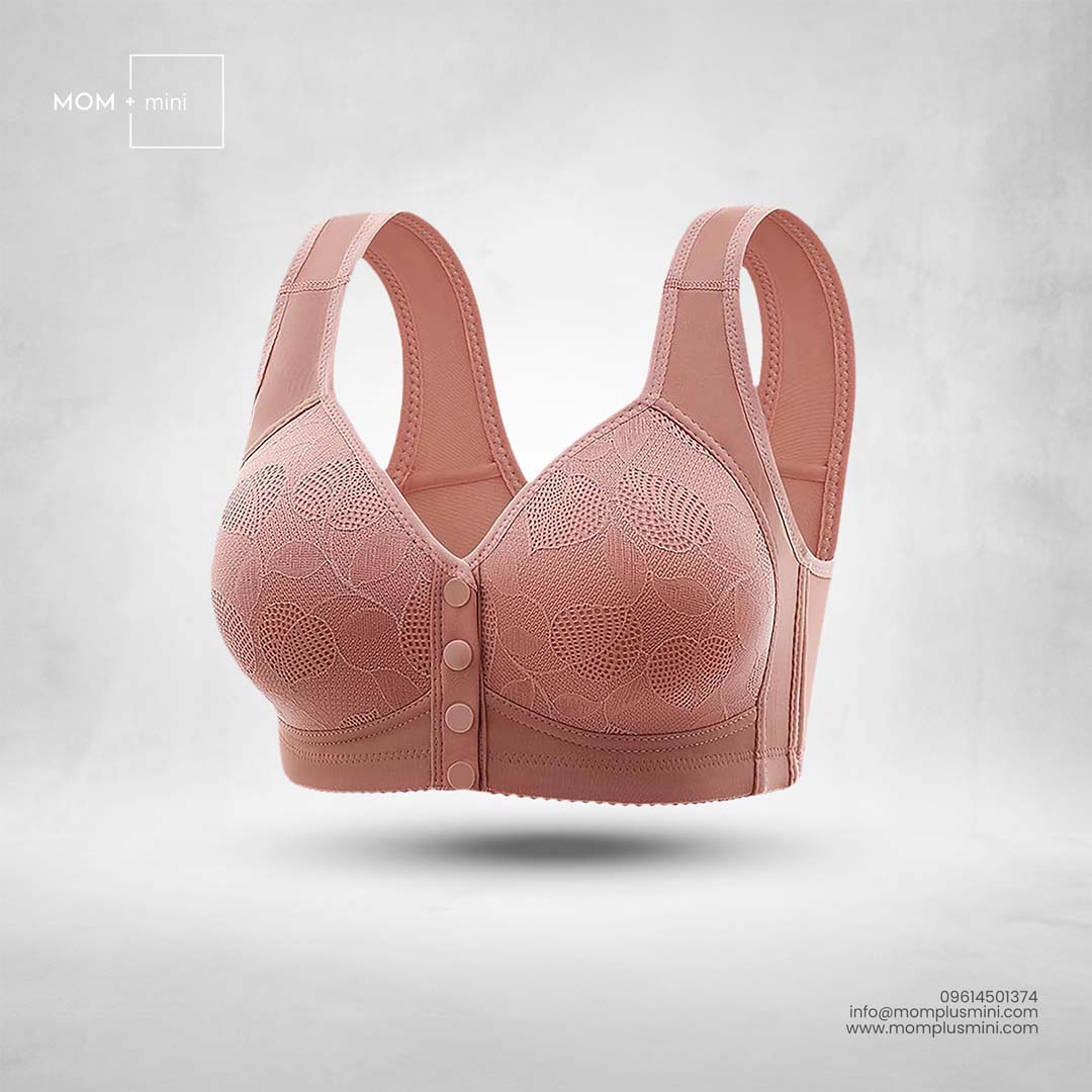 FloralFeed Nursing Bra Padded Mauve