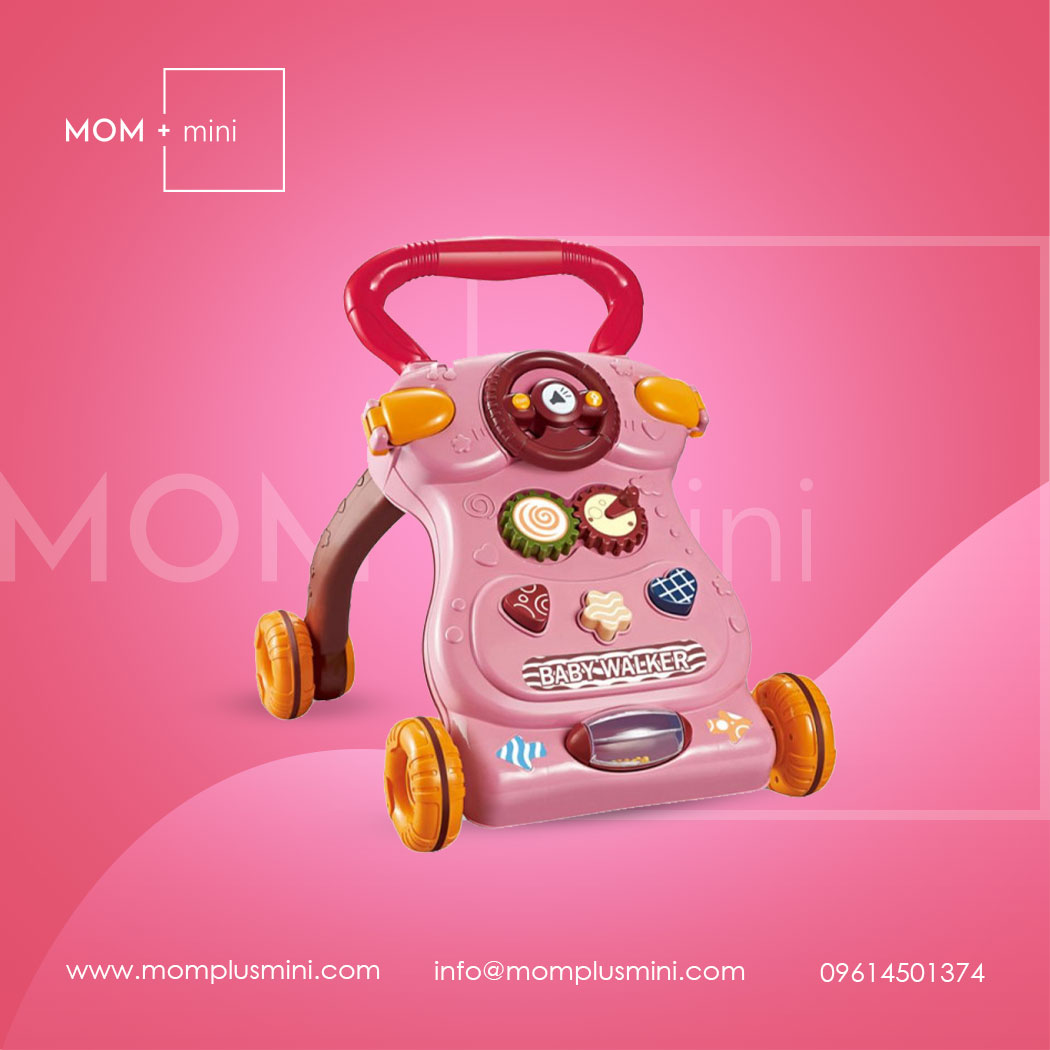 Smart Baby Walker Pink