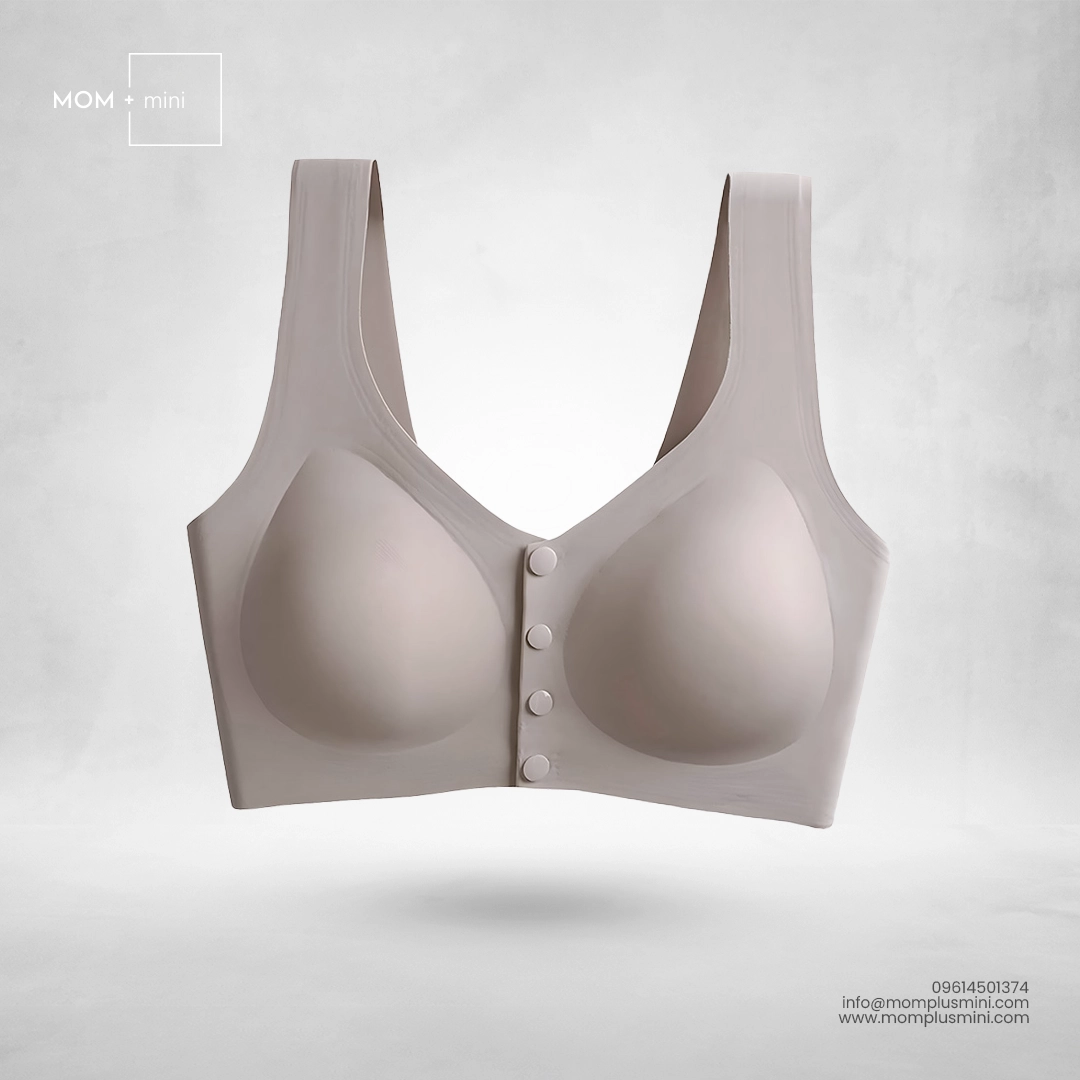 Seamless Nursing Bra Gray