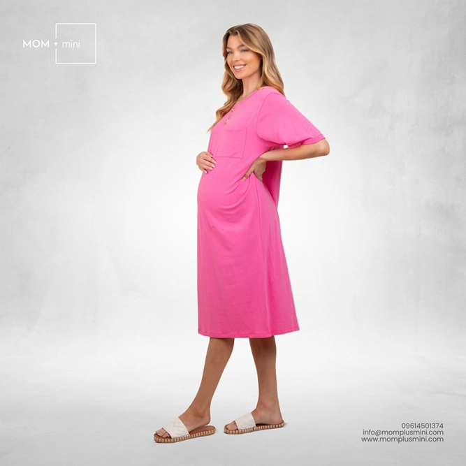 RelaxWear Maternity T-shirt Pink