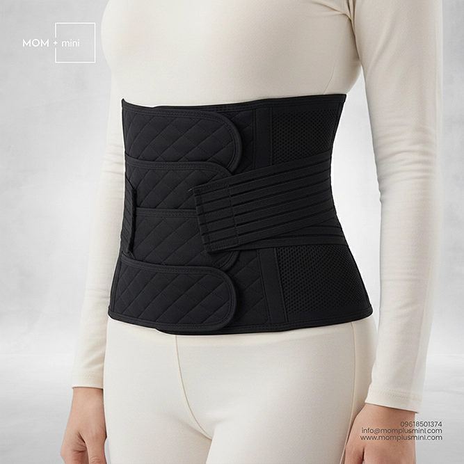 Advanced Postpartum Control Belt Black