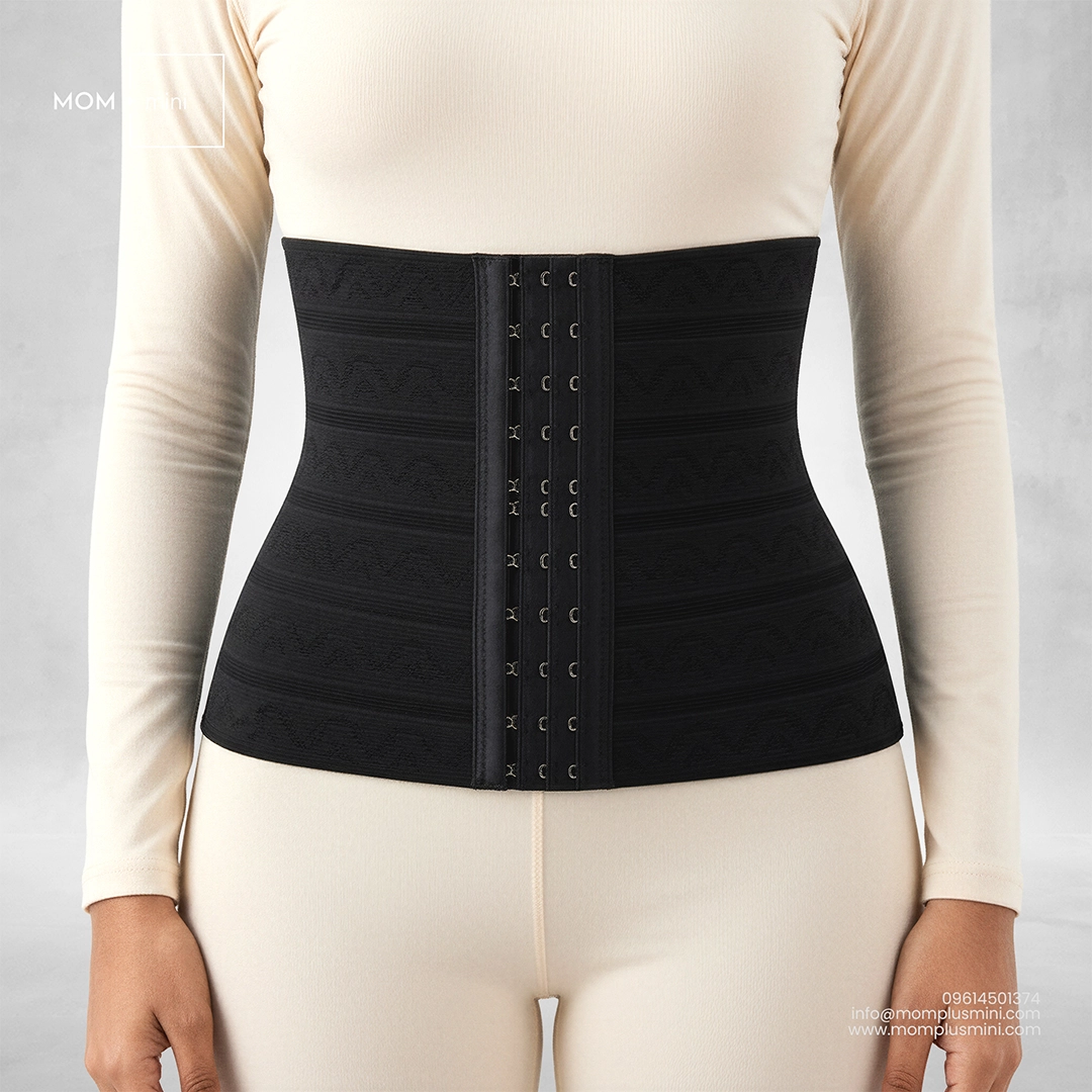 SlimFit Inner Belly Shaper Black