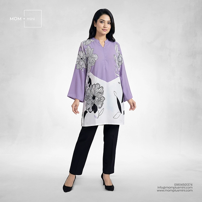 Zayana Orchid –1PC STITCHED