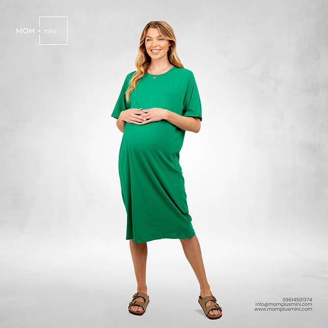 RelaxWear Maternity T-shirt Green