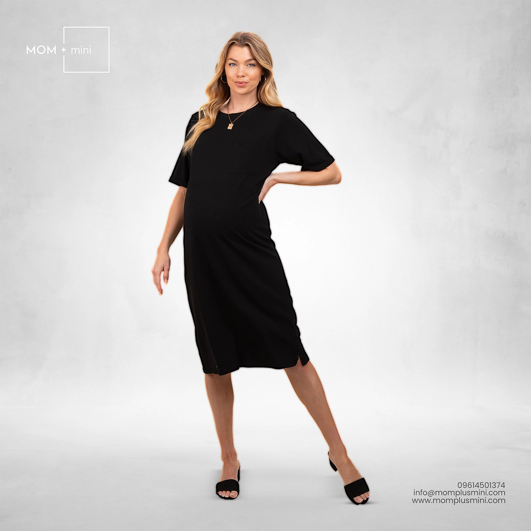 RelaxWear Maternity T-shirt Black