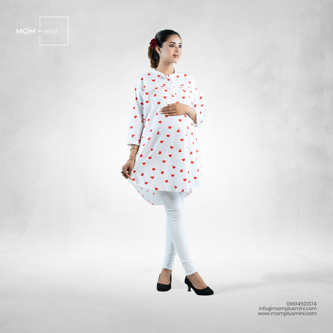 PostPartum Chic Top White