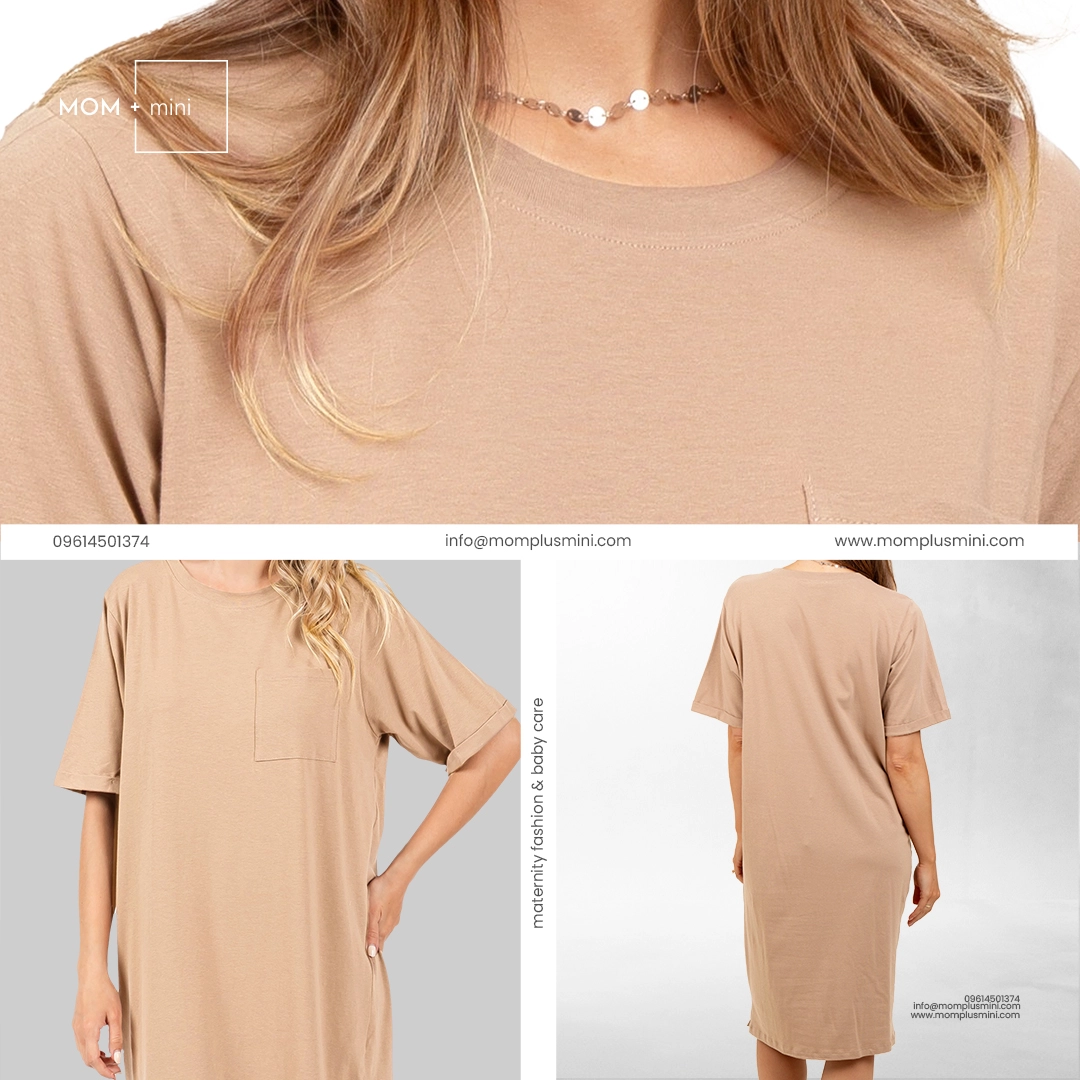RelaxWear Maternity T-shirt Mocha