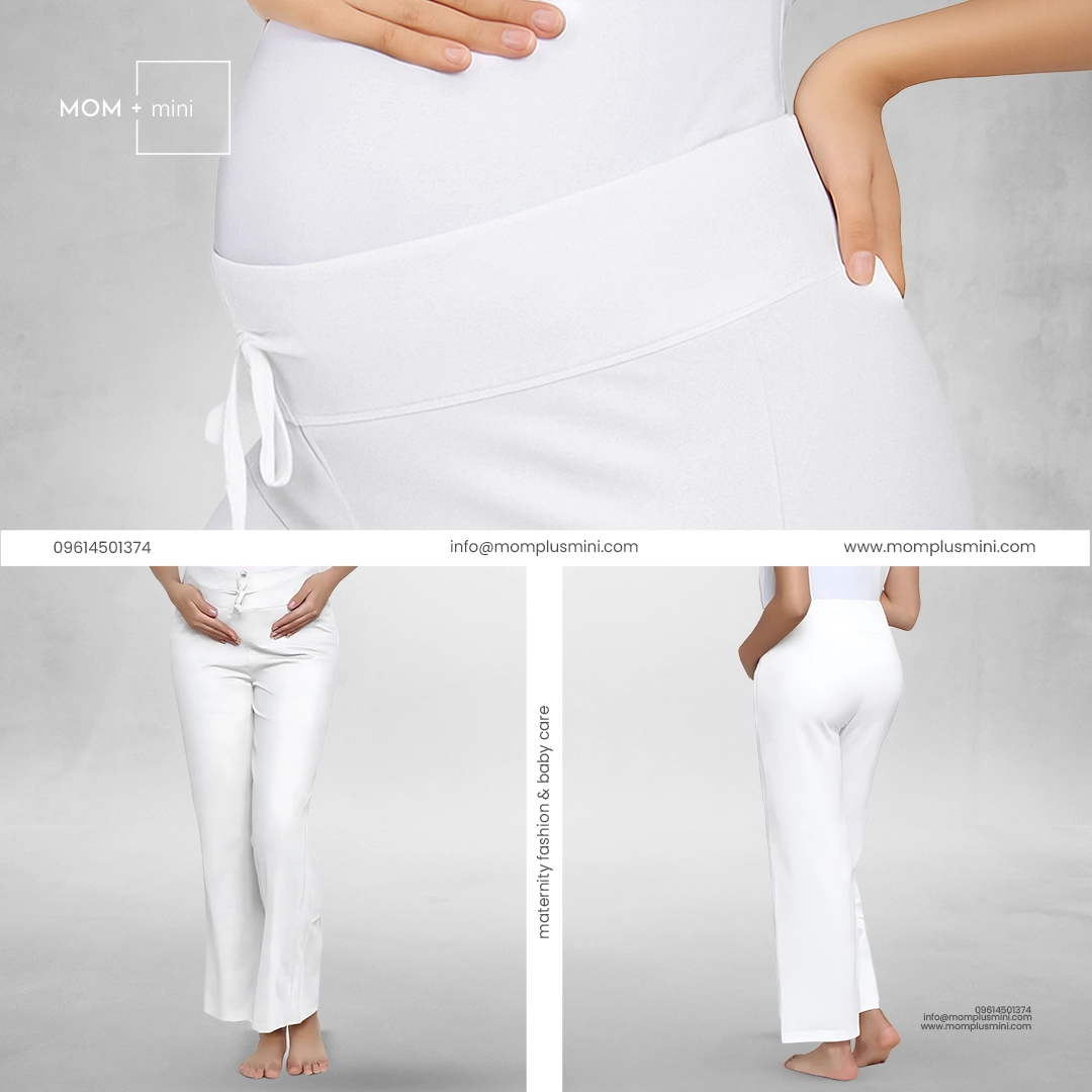 UltraFlex Maternity Pant White