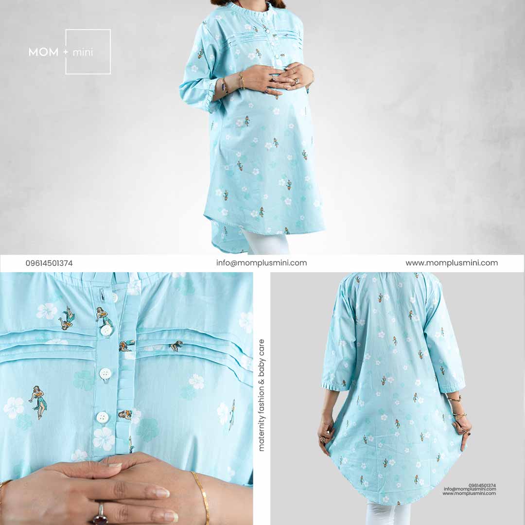 PostPartum Chic Top Baby Blue