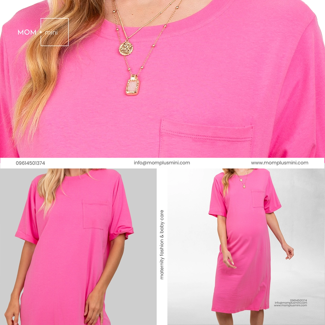 RelaxWear Maternity T-shirt Pink