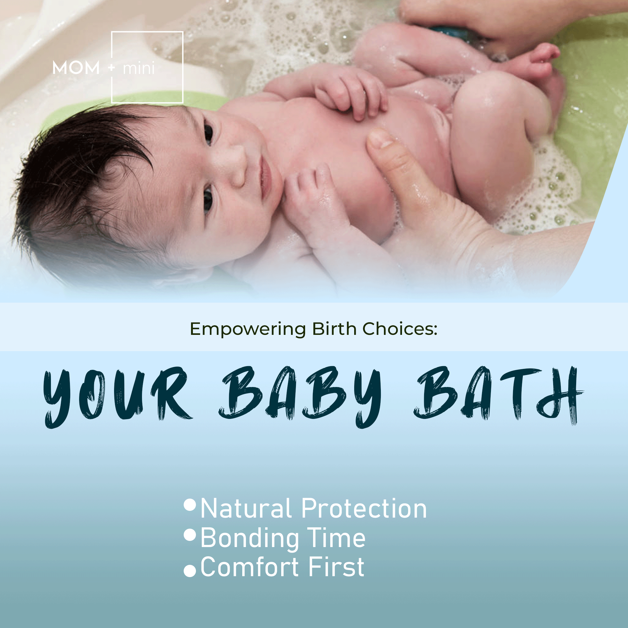 Understanding Your Baby's First Bath: Tips from Mom + mini