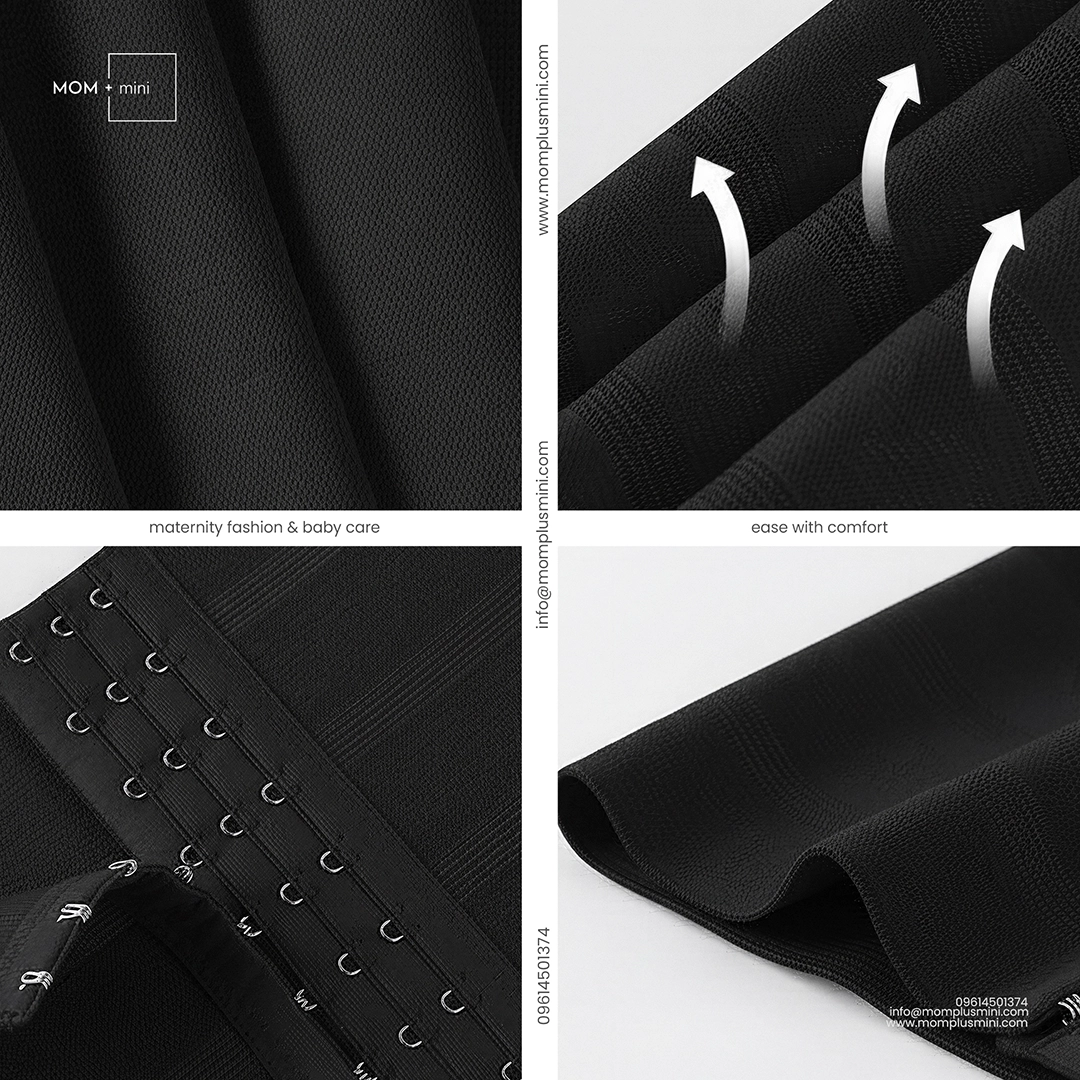 SlimFit Inner Belly Shaper Black