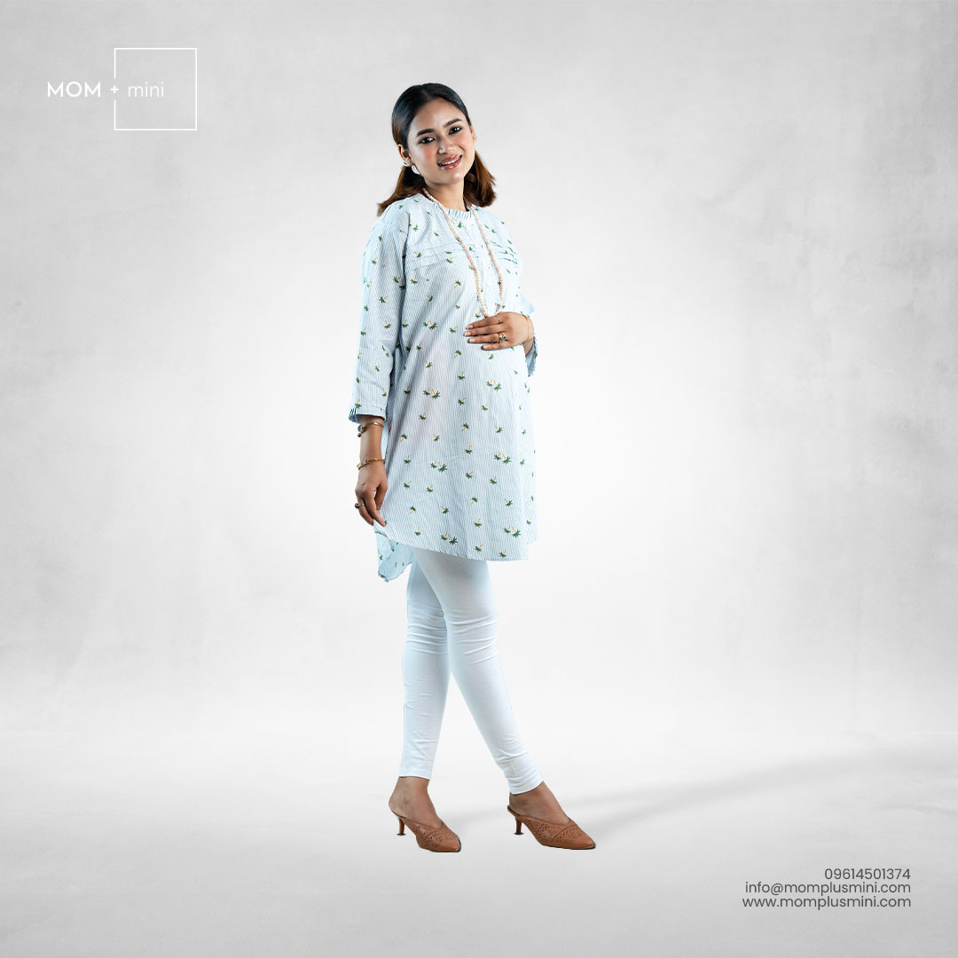 PostPartum Chic Top Sky Tripe