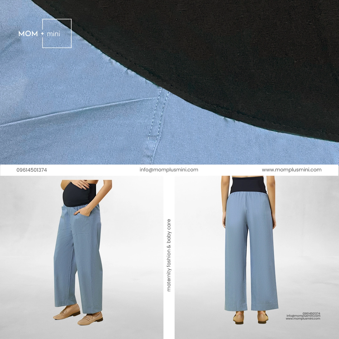 FlexiFit Denim Maternity Pant Ice Blue