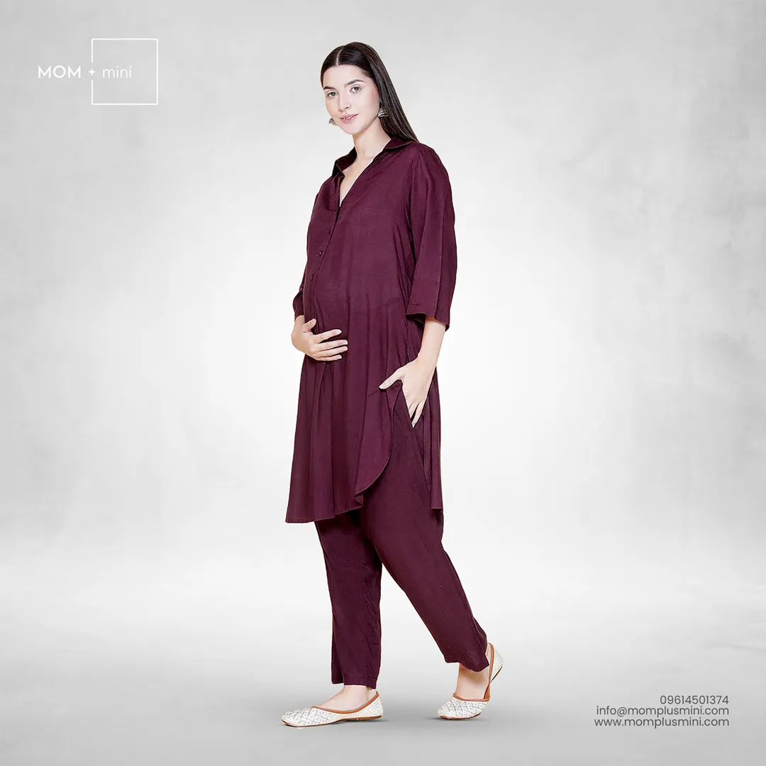 FeatherFlex Orchid Maternity Co-ord