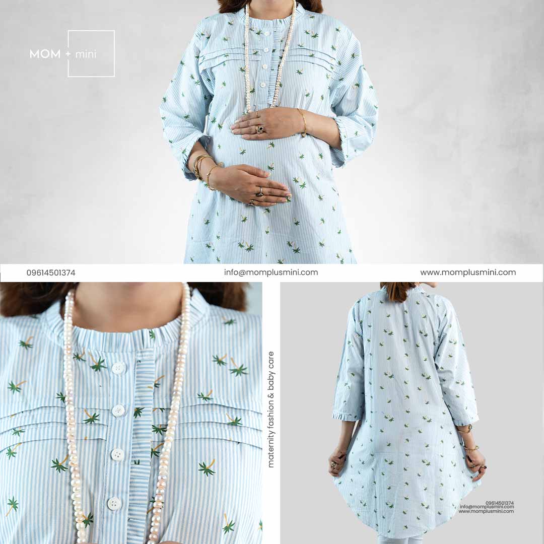 PostPartum Chic Top Sky Tripe